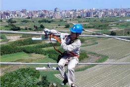 高空作業(yè)線路體檢 確保可靠供電