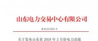 山東3月電力直接交易(雙邊協(xié)商)：達成交易電量3484110兆瓦時