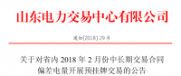 山東2月中長期交易合同偏差電量預(yù)掛牌交易22日展開