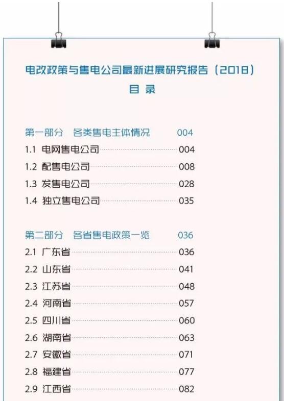 1、《關(guān)于開展2018年山東省電力企業(yè)信用評價工作的通知》  山東省電力企業(yè)協(xié)會日前發(fā)布了《關(guān)于開展2018年山東省電力企業(yè)信用評價工