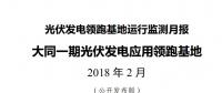 大同一期光伏發(fā)電領跑基地運行監(jiān)測月報發(fā)布 各大企業(yè)表現(xiàn)如何？