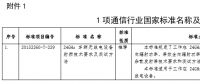 工信部發(fā)布通信行業(yè)1項國家標準、8項行業(yè)標準及1項行業(yè)標準修改單報批公示