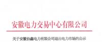 安徽1家具有發(fā)電業(yè)務(wù)的售電公司退出電力市場