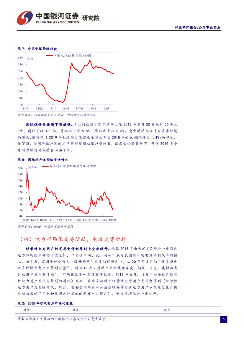 9月電力市場化交易活躍 火電發(fā)電降幅收窄