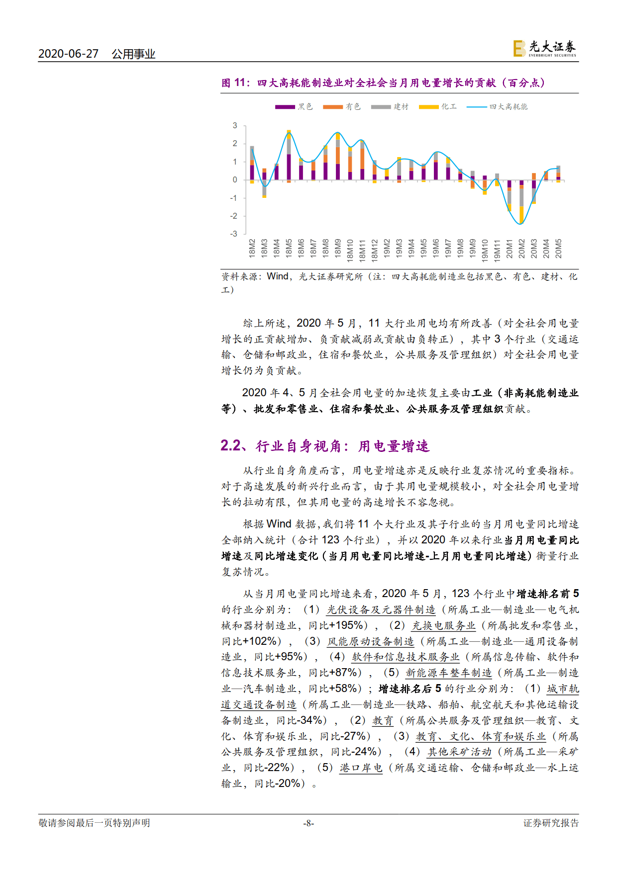 電力視角看復(fù)蘇：行業(yè)用電分化幾何？