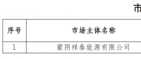 1家火電企業(yè)在山東電力交易中心注冊生效